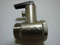 Клапан предохранительный с рычажком 1/2'' 8,5 Бар для водонагревателей